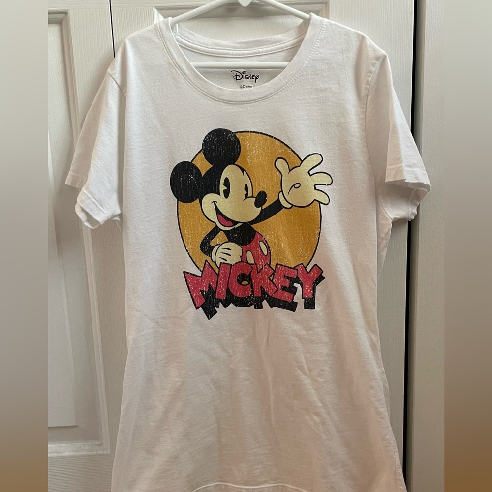White Mickey Small Tee